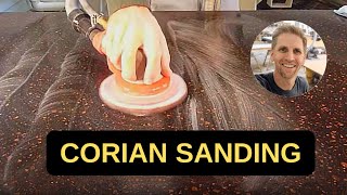 How To Finish and Polish Solid Surface Countertop  Part 1 [upl. by Annola]