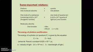 Introduction to Photochemistry [upl. by Ynaffital]