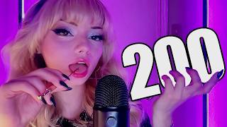 ASMR 200 Triggers in 2 Hours changes every 36 seconds [upl. by Enairb]