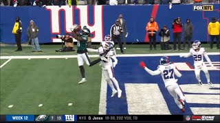 Jalen Reagor DROPS GameWinning TD Vs Giants To Lose Game [upl. by Reviel41]