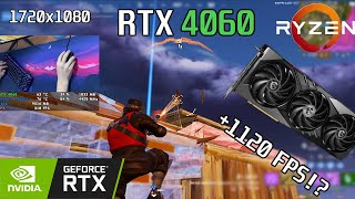 🚀 RTX 4060  Ryzen 5 5600X 🚀 1720x1080 · LOW Meshes · FORTNITE Competitive Settings [upl. by Noraa256]