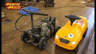 Chainsaw powered toy car [upl. by Deni]