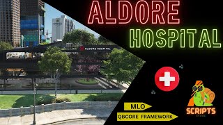 ALDORE HOSPITAL MLO FOR GTAV FIVEM QBCORE SERVER  HOSPITAL MLO  HOSPITAL MOD FOR GTAV FIVEM [upl. by Nimra374]