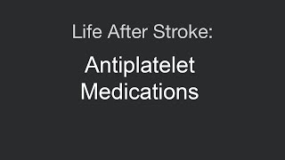 Antiplatelet Medications [upl. by Narih]