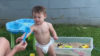 Granddaughter and Sand Box [upl. by Zetra]