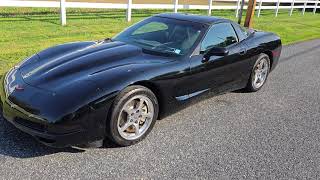 2000 Chevy Corvette C5 6Speed Manual HardTop Black corvette c5 chevrolet cars [upl. by Eirovi]