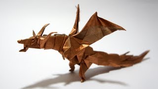 Origami Fiery Dragon Kade Chan [upl. by Salot161]