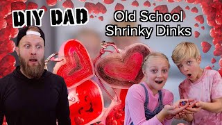 VALENTINES DAY SHRINKY DINKS  DIY Dad [upl. by Temhem]