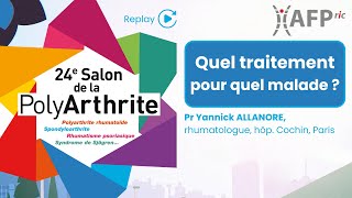 Quel traitement pour quel malade   Salon de la PolyArthrite 2024 [upl. by Etnasa]