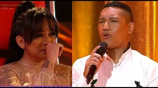 Aldair Sánchez cantó “Dos gardenias” y conmovió a Daniela Darcourt  La Voz Perú [upl. by Ela802]