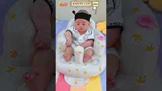 How Can You Help Your Baby Sit Safely Try the Baby Inflatable Sofa baby [upl. by Finegan]