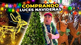 🎄COMPRANDO LUCES NAVIDEÑAS de MADRUGADA estos son los precios [upl. by Aholah]