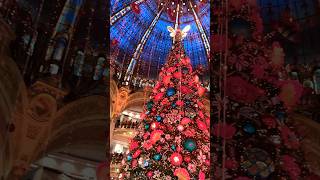 Most beautiful Christmas Tree in Lafayette Paris  2019 Paris archives christmasinfrance [upl. by Lobell]