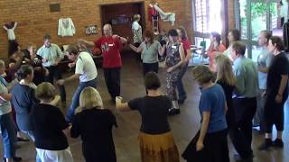 MUIERE MUIERE Romanian Gypsy Circle Dance  2012 Perth Intl Folk Dance Workshop [upl. by Nabetse]