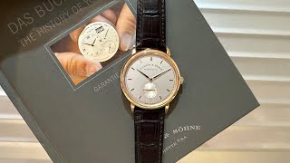 名表TV朗格Saxonia 小三針18K 红金 37MM 手上鏈 216032A Lange amp Sohne Saxonia Thin 18K Rose Gold 37mm [upl. by Cataldo]