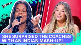 Nethra Raman sings Bruises by Lewis Capaldi  The Voice Australia 2024 [upl. by Zap58]