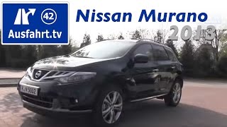 2013 Nissan Murano 25 dCi Executive schwarz  Probefahrt  Test  Fahrbericht  Review [upl. by Walford]