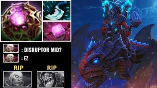 DISRUPTOR MID PERFECT GAME DOTA 2 735 PRO BUILD GUIDE GAMEPLAY [upl. by Claudie]