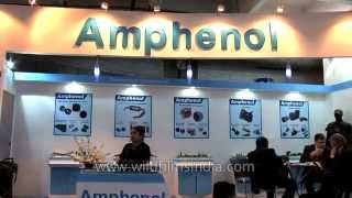 Amphenols connectors on display at DefExpo 2012 [upl. by Acinomahs]