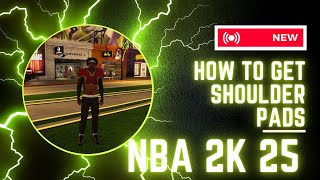 HOW TO GET THE SHOULDERS PADS 2K25 [upl. by Ramsey24]