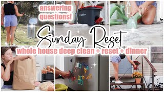 ✨ SUNDAY RESET \\ Whole House Clean With Me  Declutter  Refresh \\ Cleaning Motivation [upl. by Loy195]