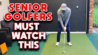 EASIEST swing for SENIOR GOLFERS to hit the golf ball FURTHER [upl. by Nivk]