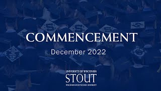 Fall 2022 Commencement  Undergraduates  UWStout [upl. by Kennie129]