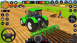 Modern Farm Tractor Driving Games  Farming Tractor 3D  Android Gameplay [upl. by Anyal762]