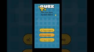 Quiztimespanish practice testfunny [upl. by Tahp]