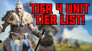 Tier 4 Unit Tier List Season 12  Conquerors Blade [upl. by Newmark364]