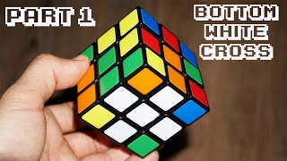 How to Solve a Rubiks Cube  Part 1  White Cross Easiest Method [upl. by Hoban61]