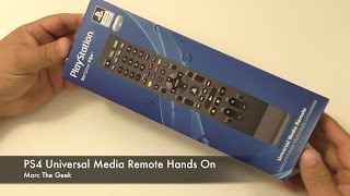 PS4 Universal Media Remote Hands On amp Setup [upl. by Llerod]