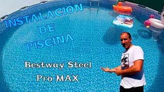 Vlog 3  Montaje piscina Bestway Steel Pro MAX [upl. by Katusha]