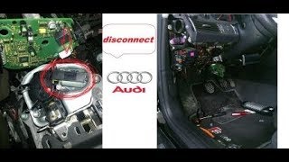 AUDI A4 A5 A6 Modification of steering column control unit and steering lock [upl. by Carrelli]