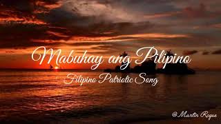 Mabuhay Ang Pilipino  Lyrics Viedo [upl. by Nirak709]