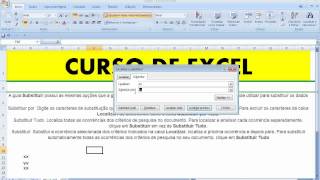 LOCALIZAR e SUBSTITUIR palavra texto Excel Função Procurar AutoFiltro Extrair texto Planilha Concurs [upl. by Benedetta]