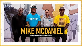 Miamis Mike McDaniel on Unique Coaching Bond w Players Lessons from Losses amp AFC East The Pivot [upl. by Eldoria]