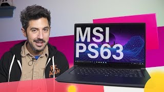 MSI PS63 Modern Review A Bold Balance of Power and Battery Life [upl. by Harbard]