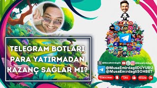 Telegram botları Para yatırmadan kazanç sağlar mı  cats catizen [upl. by Shira]