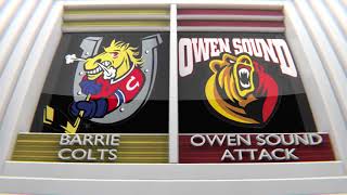 Barrie Colts at Owen Sound Attack  Feb 21st 2024 [upl. by Ellesor]