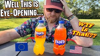 European vs American FANTA Comparison amp Taste Test Shocking Quality DIFFERENCE [upl. by Ardelis108]