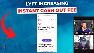 Lyft INCREASING Instant Cash Out Fee To 125 [upl. by Punke]