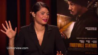 Melonie Diaz On Michael B Jordan Fruitvale Station [upl. by Hanyaz]