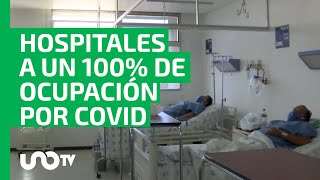 Cuídate hospitales de 7 estados registran 100 de ocupación por COVID19 [upl. by Elleivap]