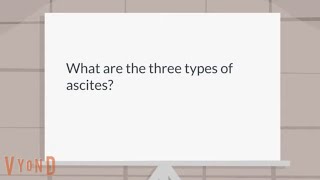 Ascites  What are the types and causes of ascites [upl. by Ardnuahs]