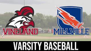 Vineland Varsity Baseball vs Millville  May 2nd 2023 [upl. by Worthington]