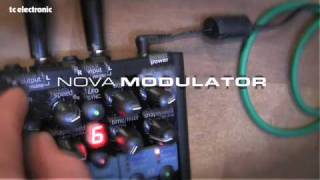 TC Electronic Nova Modulator as a bass pedal [upl. by Solotsopa]