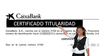 Cómo obtener un Certificado de Titularidad en CaixaBankNow 2024 [upl. by Oilcareh]