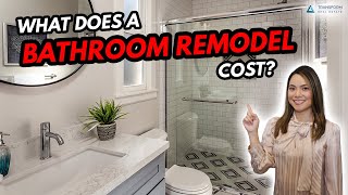 How Much Does a Bathroom Remodel Cost amp Bathroom Remodel Cost Saving Tips [upl. by Hurless]