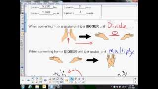 Converting Units in the Customary System Video [upl. by Rosalia]